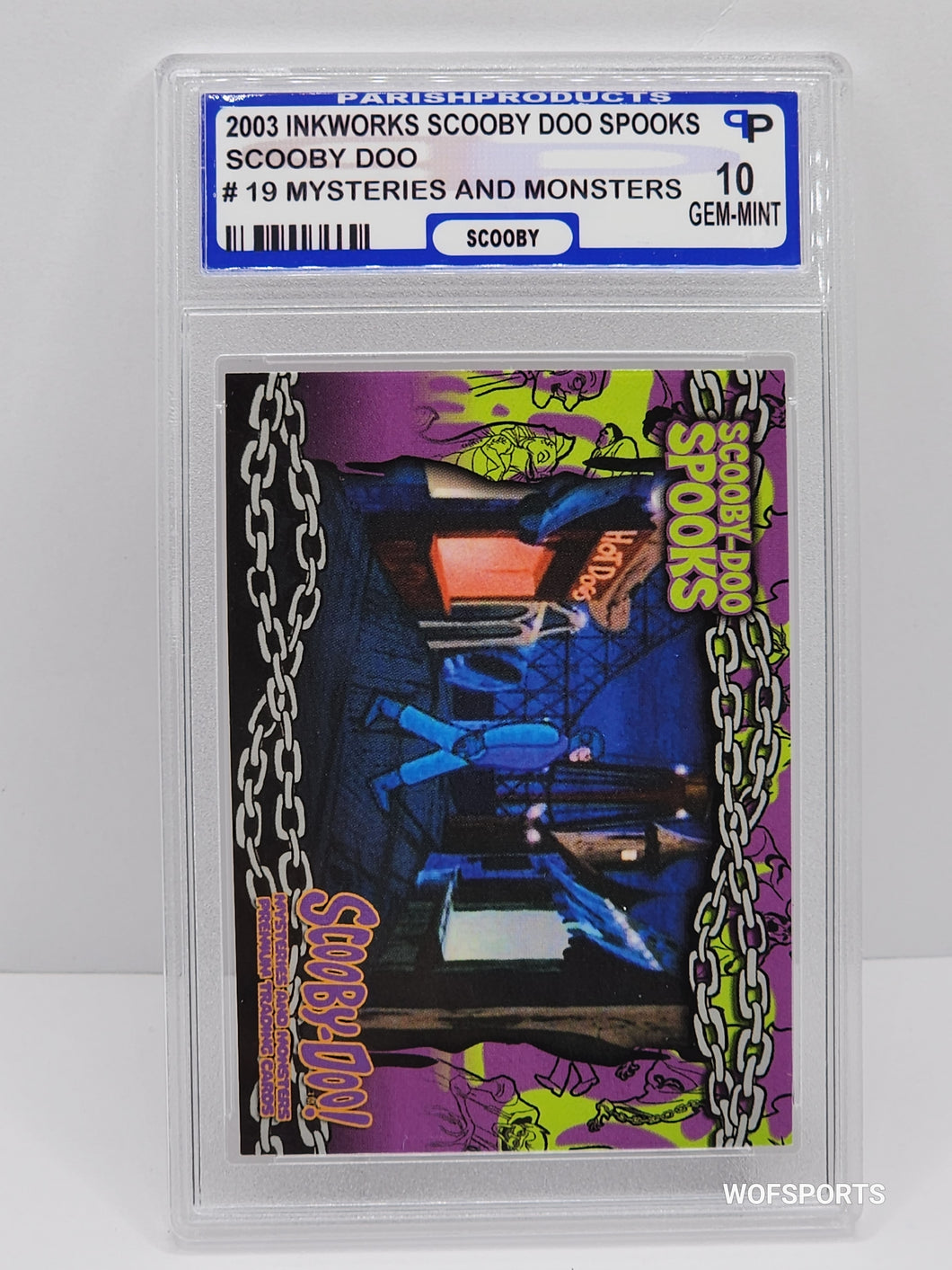 2003 Inkworks Scooby-Doo Mysteries & Monsters #19 - Charlie the Robot Parish Gem Mint 10