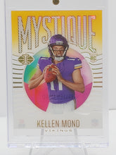 تحميل الصورة إلى عارض المعرض، 2021 Panini Illusions Mystique Yellow 21/25 Kellen Mond #MY-19 Rookie Auto RC
