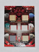 Load image into Gallery viewer, 2022 Leaf In The Game Used Sports Grand Salami B Ruth / D Kingman / K Griffey Jr. / A Pujols / J Giambi / G Hodges #GS-11 #/25
