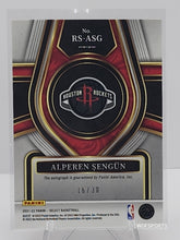 Load image into Gallery viewer, 2021-22 Panini Select Rookie Signatures /30 Alperen Sengun #RS-ASG
