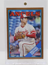 Load image into Gallery viewer, 2023 Topps Series 1 #T88-66 Shohei Ohtani 1988 Design Gold Parallel 11/75
