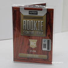 将图片加载到图库查看器，2022 Panini Playbook Rookie Signature Locker Chris Olave #RSL-CO New Orleans Saints
