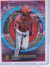 تحميل الصورة إلى عارض المعرض، 2022 Bowman Inception Prospect Red 2/75 Denzer Guzman #PA-DG Los Angeles Angels
