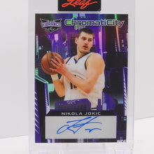 将图片加载到图库查看器，2023 Leaft Vibrance Autographed 5/5 Nikola Jokic #CC-NJ1 Denver Nuggets
