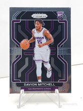 Load image into Gallery viewer, 2021-22 Panini Select Silver Prizm Davion Mitchell RC #312 Sacramento Kings
