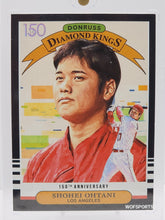 Load image into Gallery viewer, 2019 Panini Donruss Diamond Kings 150th Anniversary #14 Shohei Ohtani #/150
