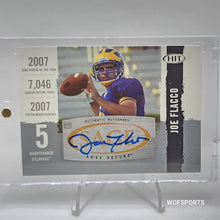 将图片加载到图库查看器，2008 SAGE Hit Auto Joe Flacco #A5 Rookie Auto RC
