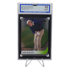 Load image into Gallery viewer, 2021 SP Authentic #50 Jack Nicklaus Silver Foil ISA 10 Gem Mint
