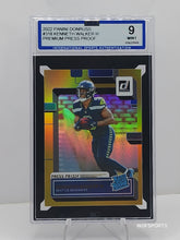 Load image into Gallery viewer, 2022 Panini Donruss Gold Press Proof Kenneth Walker III #318 Seattle Seahawks ISA 9 Mint
