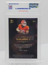 将图片加载到图库查看器，2021 Wild Card Matte Premier Black Trevor Lawrence Rookie #MBC-1 Jacksonville Jaguars RC Parish 8 NM-MT
