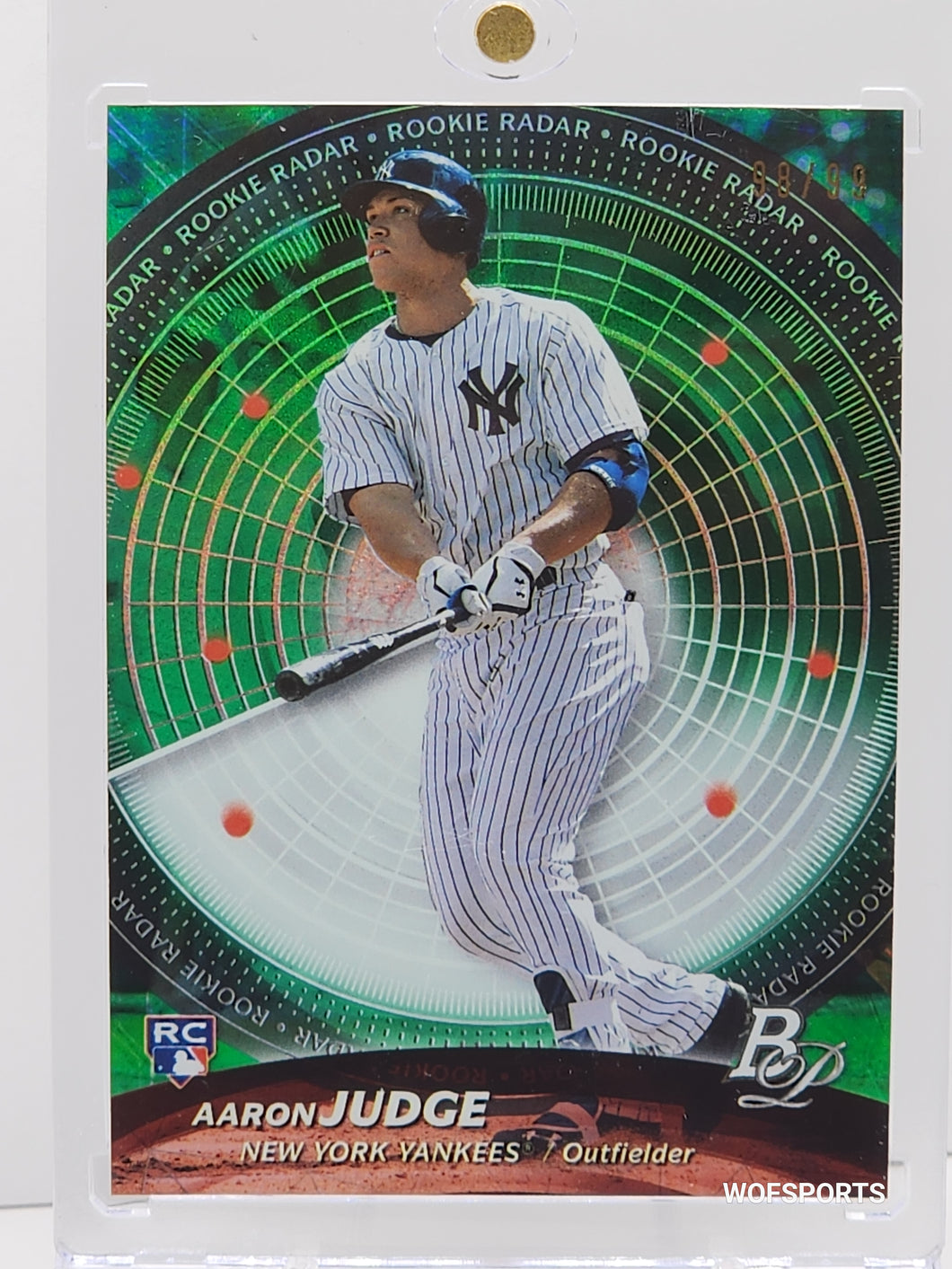 2017 Bowman Platinum Aaron Judge Rookie Radar RC #RR-AJ 98/99