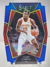 Load image into Gallery viewer, 2021-22 Panini Select Blue Die-Cut 65/249 Clint Capela #166 Atlanta Hawks
