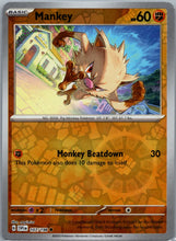 Load image into Gallery viewer, Scarlet and Violet Scarlet &amp; Violet Reverse Holo - 107 Mankey
