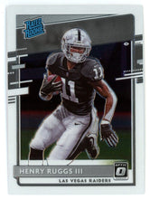 Load image into Gallery viewer, 2020 Panini Donruss Rated Rookie Henry Ruggs III #158
