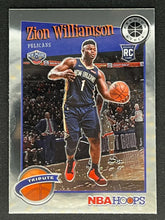 Load image into Gallery viewer, 2019-20 Panini Hoops Premium Stock Zion Williamson Rookie #296 New Orleans Pelicans

