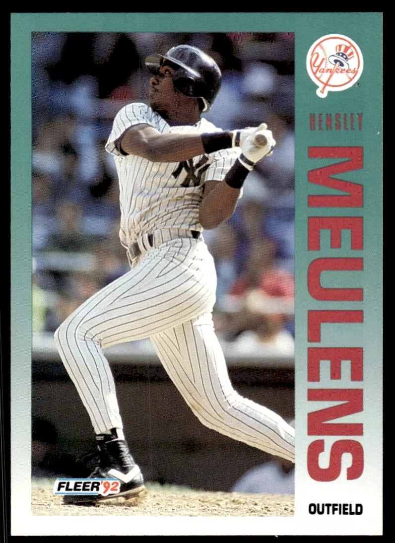 1992 Fleer Hensley Meulens #238 New York Yankees