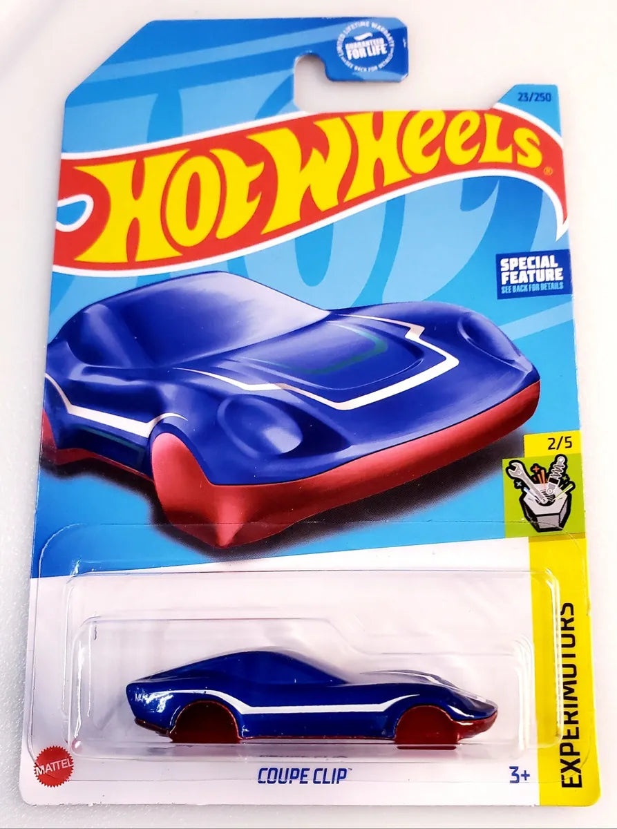 2023 Hot Wheels Coupe Clip (أزرق) Experimotors 2/5، 23/250