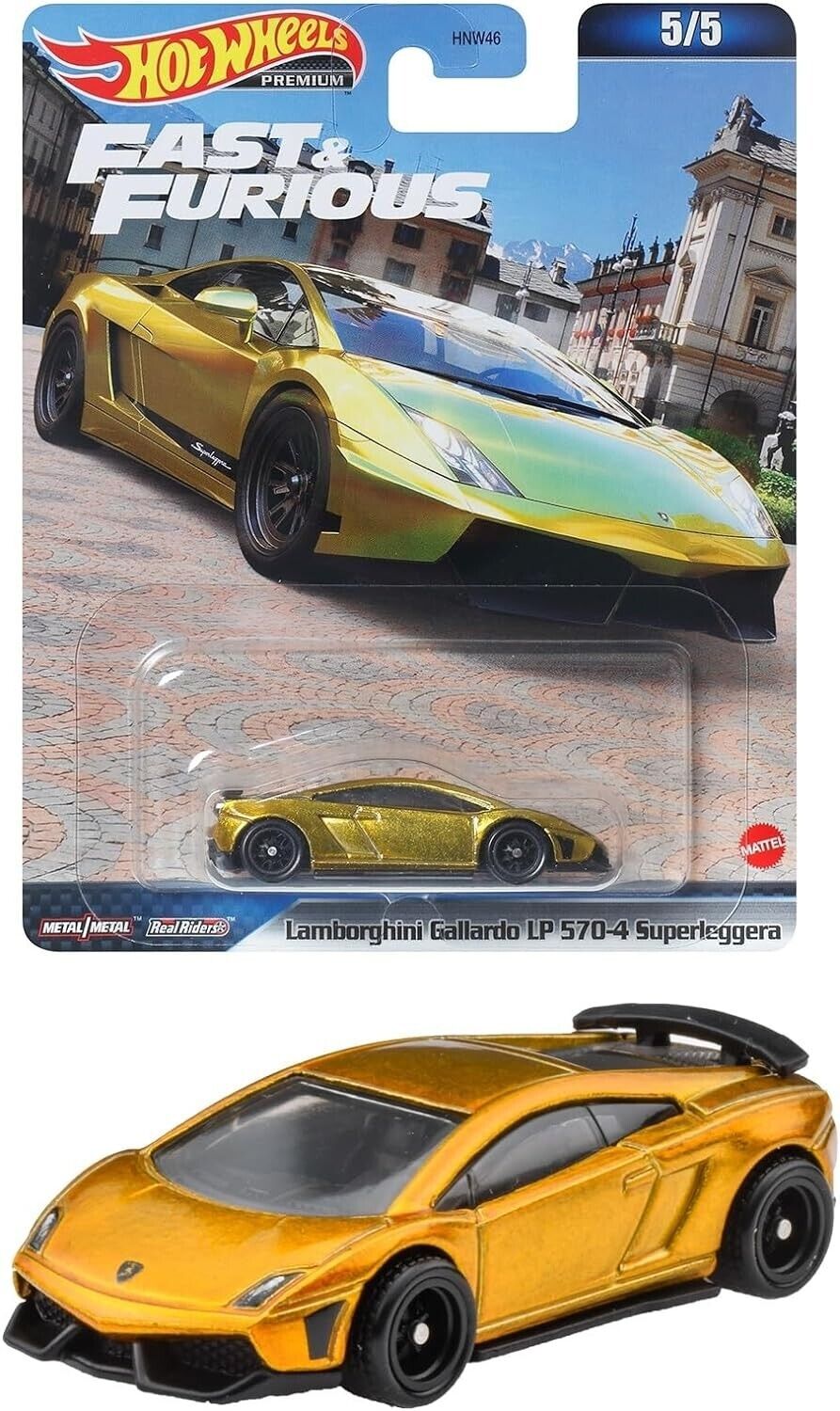2023 Hot Wheels Premium Fast & Furious Lamborghini Gallardo LP 570-4 Superleggera 5/5