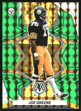 Load image into Gallery viewer, 2022 Panini Mosaic Joe Greene Green Mosaic #168 Steelers

