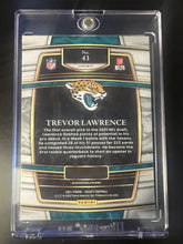 Load image into Gallery viewer, 2021 Panini Select Concourse Silver Prizm Trevor Lawrence Rookie #43 Jaguars
