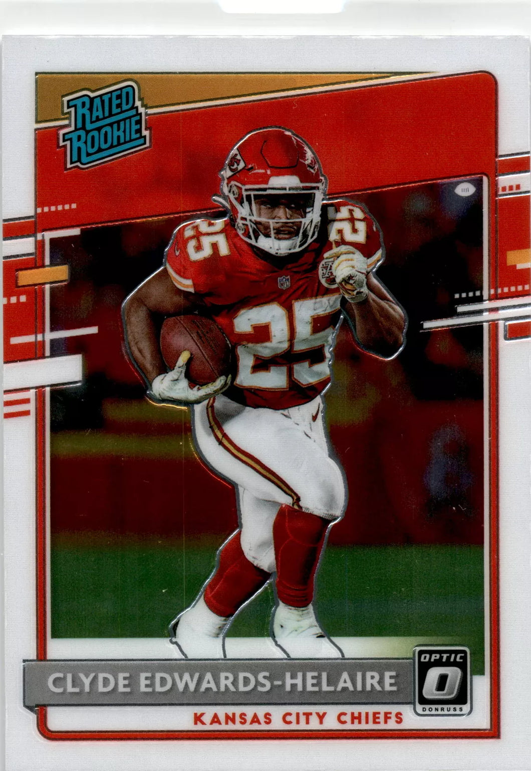 2020 Select Donruss Optic Holo Refractor #171 Clyde Edwards-Helaire