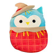 Squishmallows Winston the Owl in Scarecrow Costume 16