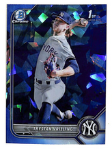 Load image into Gallery viewer, 2022 Bowman Chrome Sapphire - Trystan Vrieling Card #BDC-43 New York Yankees
