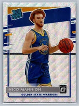 Load image into Gallery viewer, 2020-21 Donruss Optic Fanatics Rated Rookies Nico Mannion #190 Golden State Warriors

