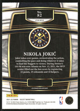 Load image into Gallery viewer, 2021-22 Panini Select #82 Nikola Jokic Concourse Silver Prizm Denver Nuggets MVP
