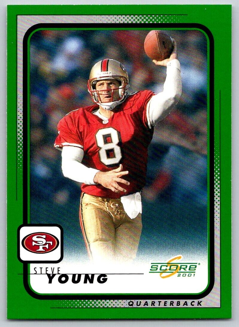 2001 Score Steve Young #178 San Francisco 49ers