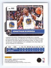 Load image into Gallery viewer, 2022-23 Donruss Optic Jonathan Kuminga #102 Golden State Warriors - walk-of-famesports
