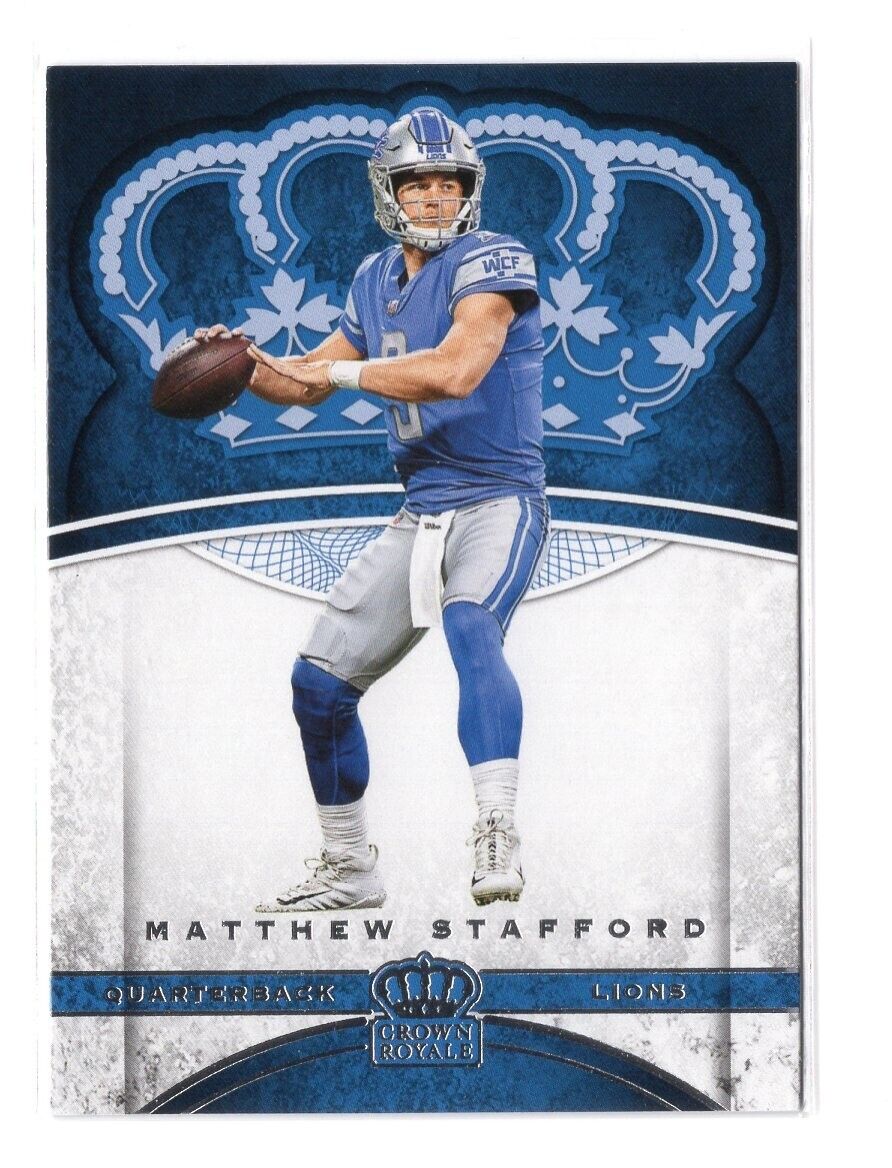 2017 Matthew Stafford 14 - Detroit Lions Preferred Crown Royale