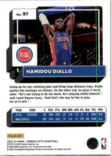 Load image into Gallery viewer, 2022-23 Donruss Optic Hamidou Diallo #97 Detroit Pistons - walk-of-famesports
