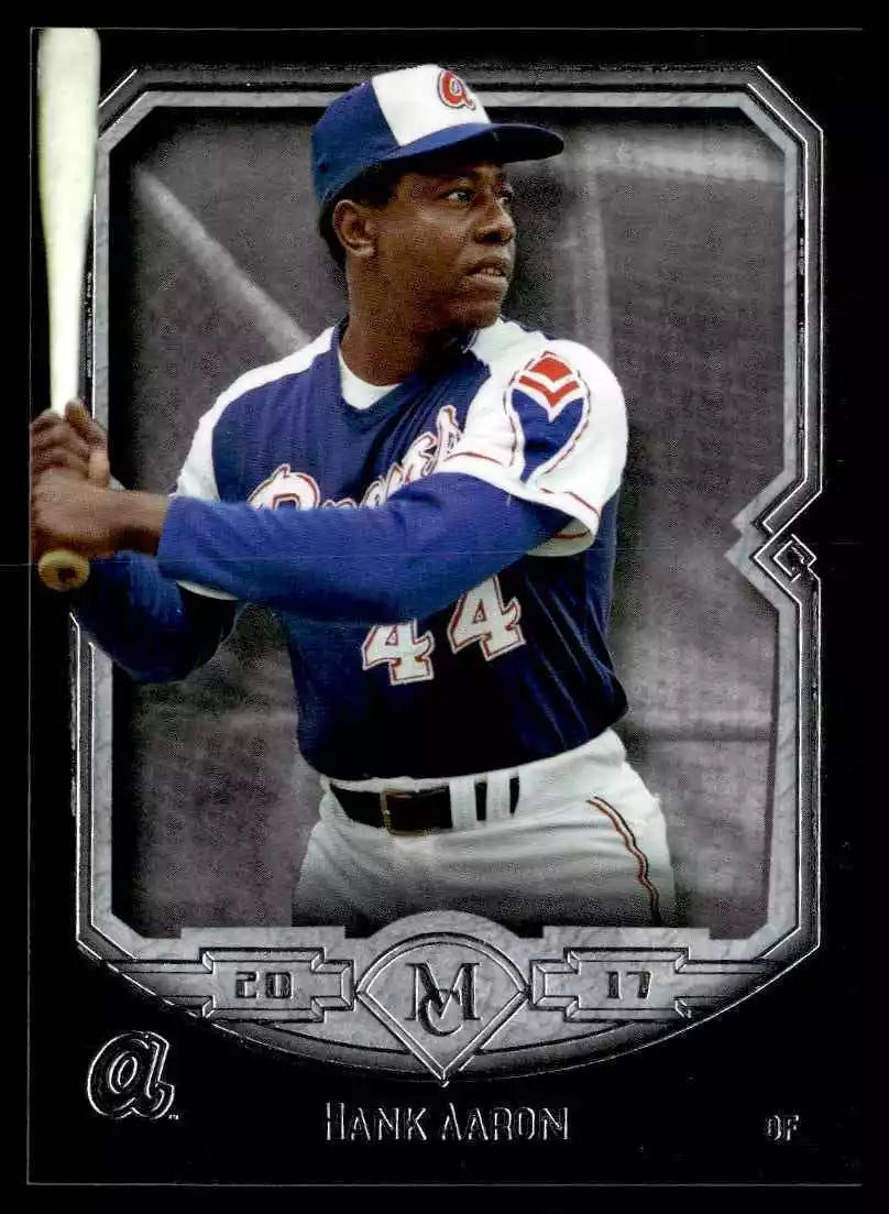 2017 Topps Museum Hank Aaron #64 (Atlanta Braves)