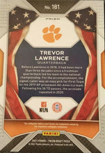 Load image into Gallery viewer, 2021 Panini Prizm All Americans Red/White/Blue Prizm Trevor Lawrence Rookie #181 Clemson Tigers RC
