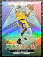 Load image into Gallery viewer, 2022-23 Prizm Prizmatic Prizms Silver 9 Lebron James LA Lakers

