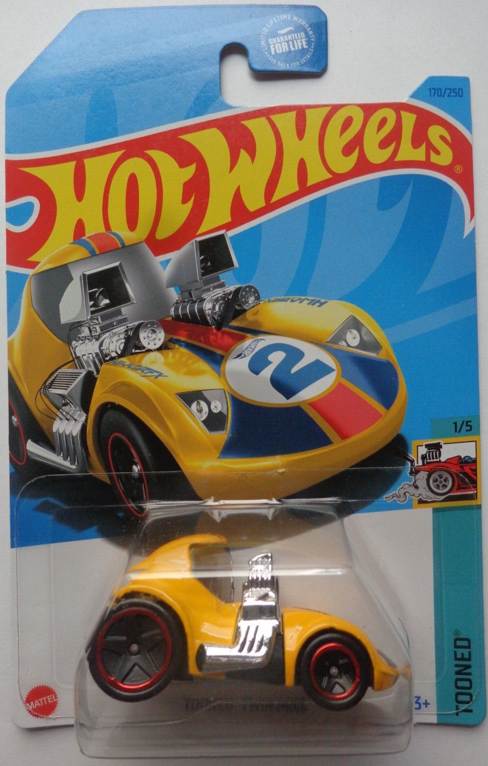 Hot Wheels Twin Mill Tooned 1/5, 170/250 Yellow