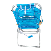 将图片加载到图库查看器，Tommy Bahama Hi-Boy Beach Chair Light Blue
