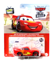 Load image into Gallery viewer, Disney Pixar Cars On The Road Road Trip Lightning McQueen Diecast Car
