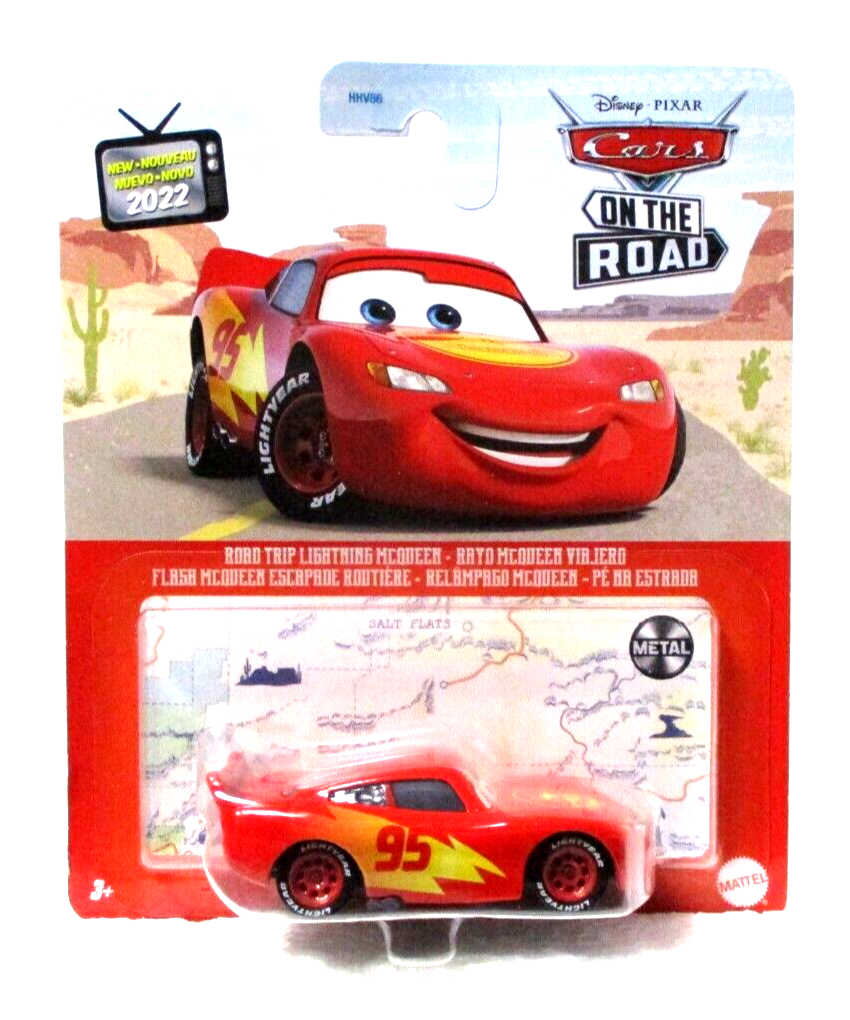 Disney Pixar Cars On The Road Road Trip Lightning McQueen Diecast Car