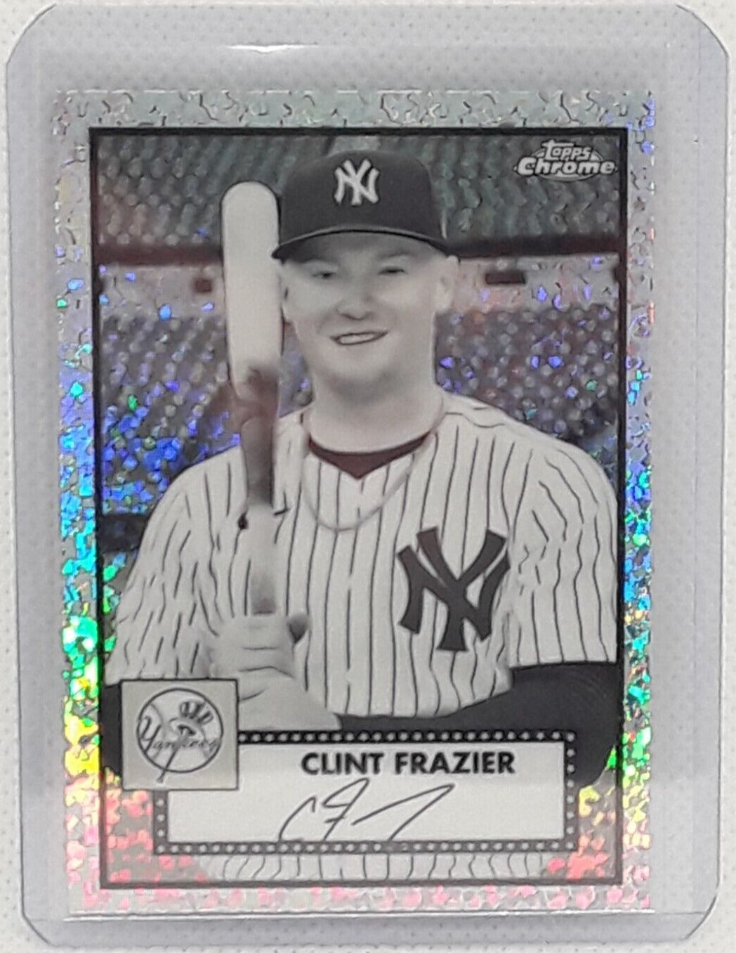 2021 Topps Chrome Anniversary Diamond Clint Frazier #296 New York Yankees