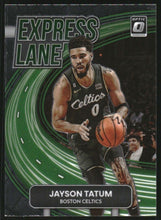 Load image into Gallery viewer, 2022-23 Donruss Optic Jayson Tatum Express Lane Green Shock #23 Boston Celtics - walk-of-famesports
