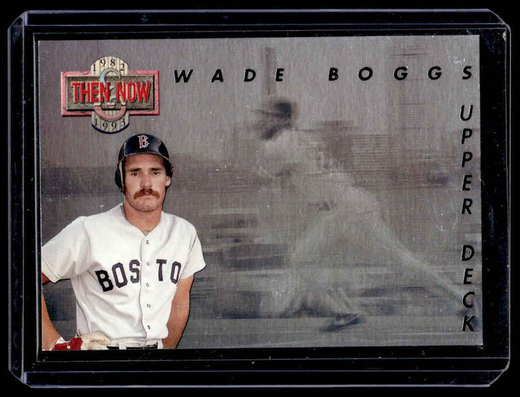 1992 Upper Deck Then & Now Refractor Wade Boggs #TN1 Boston Red Sox