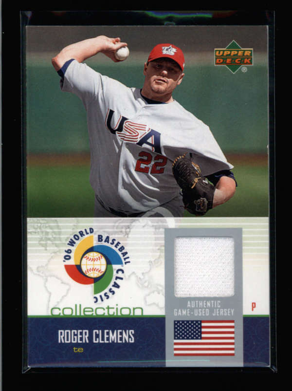 2006 Upper Deck World Baseball Classic Roger Clemens Game Used Jersey #WBC-RC