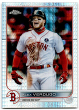 Load image into Gallery viewer, 2022 Topps Chrome Prism Refractor Alex Verdugo #33 Boston Red Sox
