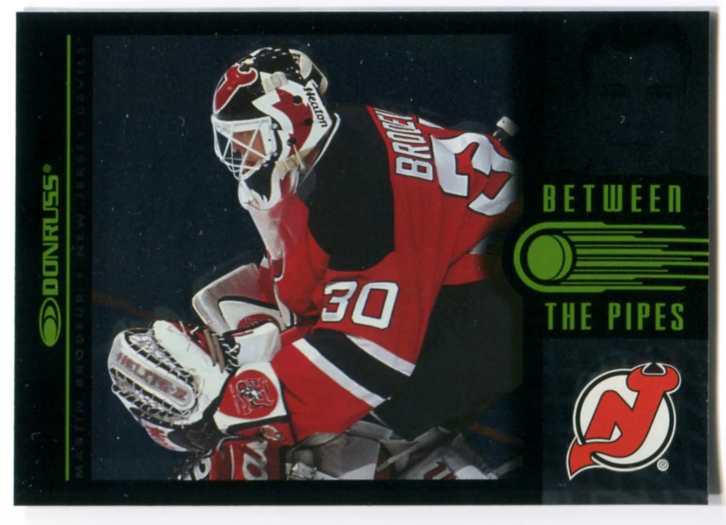 1997-98 Donruss MARTIN BRODEUR Between the Pipes SP #/3500