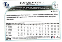 Load image into Gallery viewer, 2022 Topps Manuel Margot #TB-17 Tampa Bay Rays
