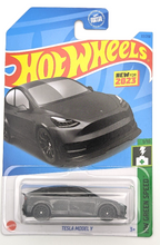 Load image into Gallery viewer, Hot Wheels Tesla Model Y HW Green Speed 1/10 37/250 - Assorted

