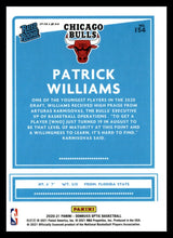 Load image into Gallery viewer, 2020-21 Donruss Optic Pulsar Rated Rookies Patrick Williams #154 Chicago Bulls
