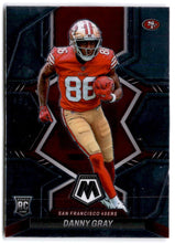 Load image into Gallery viewer, 2022 Panini Mosaic Rookie Danny Gray RC #338 San Francisco 49ers

